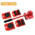 5PCS Heavy Furniture Move Tool Transport Lifter Shifter Moving Slider Remover Rolling Wheel Corner Set. 
