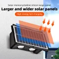 Solar Led Wall Lights Outdoor Waterproof Wall Lamp Warm Light Fixture For Garden Balcony Yard Decoration Solar Powered Lights. 