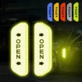 4PCS Car Door Open Reflective Strips Safety Reflective Auto Exterior Interior Reflector. 