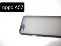 Gingle Series Oppo A57 Back Cover Matte Matte Transparent Hard Back Cover. 
