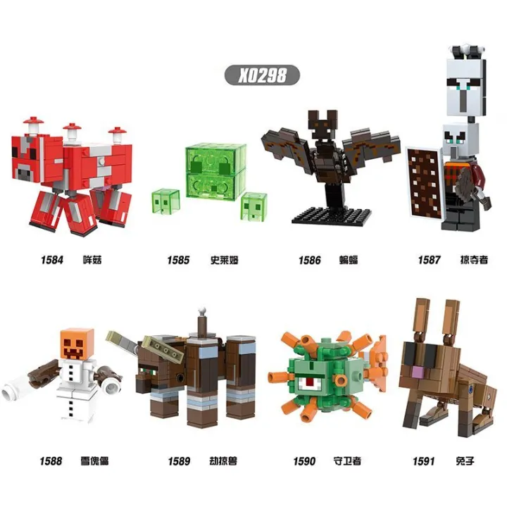%E3%80%90New%20Arrivals%E3%80%91Compatible%20with%20LEGO%20Minecraft%20Minifigures%20Looters%20Ancient%20Guardians%20Gloopers%20Skeletons%20Building%20Blocks%20Assembly%20Toys%20-%20Image%205