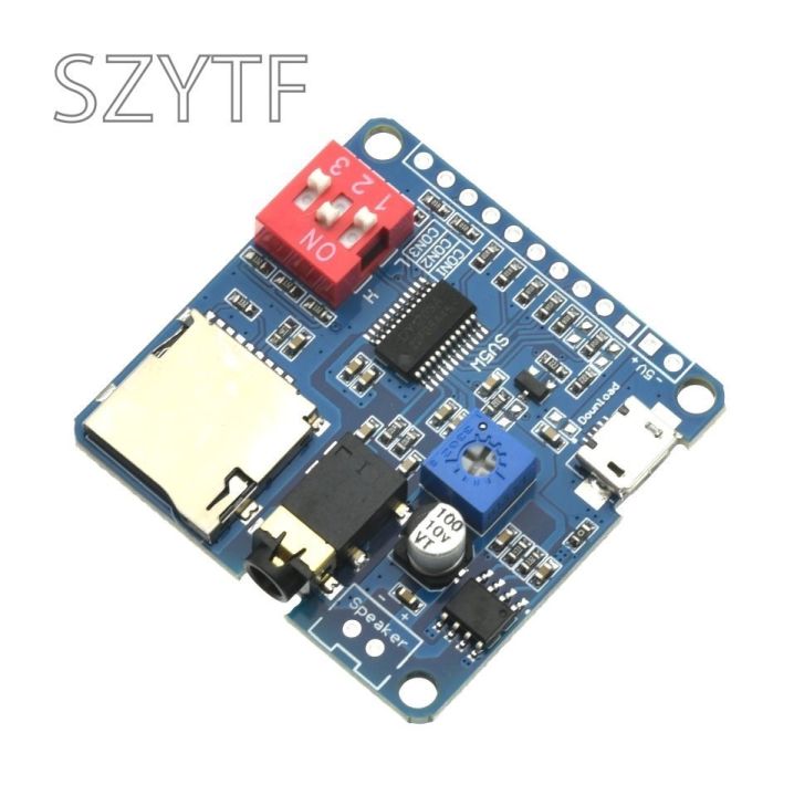 Voice%20Sound%20Playback%20Module%20Arduino%20Mp3%20Player%20Module%20Uart%20I/o%20Trigger%20Class%20D%20Amplifier%20Board%205w%208m%20Storage%20Dy-Sv5w%20Sd/tf%20-%20Image%206