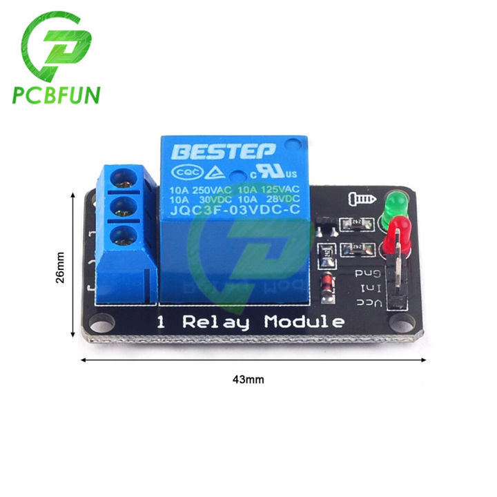 3v 3.3v 1/2 Channel Relay Module Low Level Trigge With Lamp Relay ...