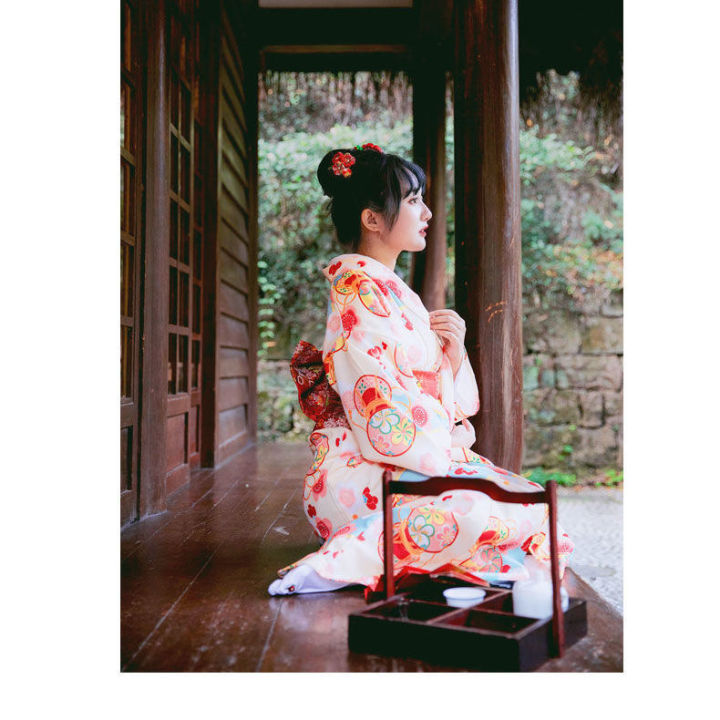 Kimono%20Improved%20Women's%20Japanese%20Formal%20Wear%20Traditional%20Women's%20Clothing%20Photography%20Bathrobe%20Japanese%20God%20Ming%20Girl%20Japanese%20Summer%20Photography%20Clothes%20-%20Image%202