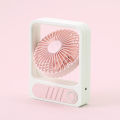 New Product USB Mini Fan Bedside Table Outdoor Small Rechargeable Small Fan Adjustable Angle Desktop Electric Fan. 