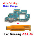 For Samsung A33 5G A34 5G A54 5G A73 USB Charging Port Mic Microphone Connector Main Motherboard LCD Flex Cable Replacement Part. 