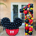 1 100cm DIY Mickey Minnie Mouse Head Mosaic Balloon Filling Box Stand Frame Backdrop Babyshower Birthday Party Decoration. 