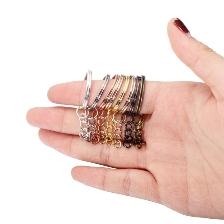 10-200Pcs/Lot%2025mm%20Key%20Ring%20Key%20Chain%20Gold%20Color%20Rhodium%20Round%20Split%20Keychain%20Keyrings%20for%20DIY%20Jewelry%20Making%20Findings%20Accessories%20-%20Image%207