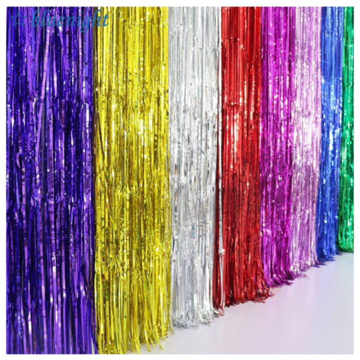 Birthday Foil Curtain Fringe Party Backdrops Balloon