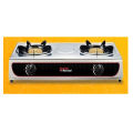 Double Burner Gas Cooker Silver & Cosmo Burner (OSAKA NATIONAL / WAZUKA /NEXON/AMILEX ). 