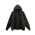 Extra Large Size Fat mm300 Women's Fashionable Coat ins Spring and Autumn 2024 New Hooded Cardigan Sweater Student Korean Style Top. 