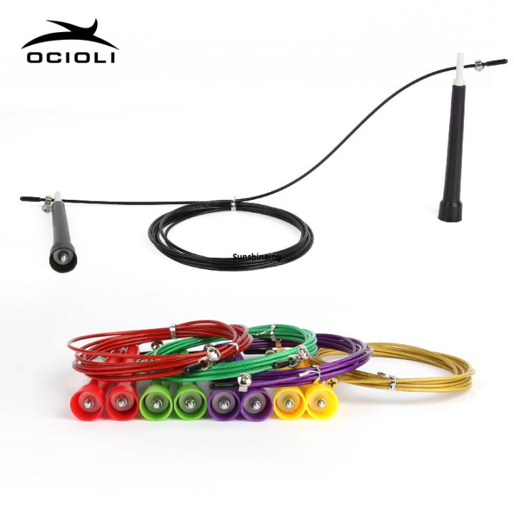 Refinement%203%20meters%20body%20equipment%20sports%20forging%20ssfit%20fitness%20%5BWorldwideBazaar%5D%20multi-color%20new%20steel%20skipping%20rope%20adjustable%20skipping%20rope%20Cro%20-%20Image%205