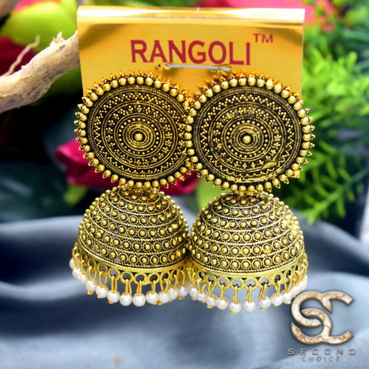 dull%20gold%20Jimikki%20Earrings%20With%20White%20Pearl%20For%20Women%20Party%20Wedding%20Earing%20Fashion%20Female%20Engagement%20Jewelry%20Valentine's%20Day%20Gift%20-%20Image%204
