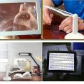 magnifying glass Desktop Magnifying Glass USB 6LED Lighting Embroidery Foldable 360 Degree Elderly Reader Brighter Viewer Screen AmplifierInspection Tools. 