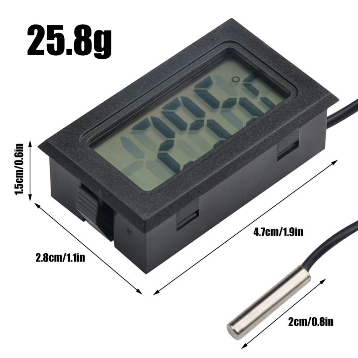Fy-10%20Mini%20Lcd%20Digital%20Aquarium%20Car%20Water%20Bath%20Temperature%20Tester%20Embedded%20Temperature%20Sensor%201m%20-%20Image%202
