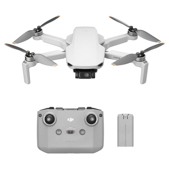 DJI Mini 4K, Drone with 4K UHD Camera for Adults, Under 249 g, 3-Axis Gimbal Stabilization, 10km Video Transmission, Auto Return, Wind Resistance, 31-Min Max Flight Time, Intelligent Flight