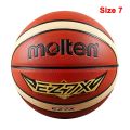Molten Basketball Balls Official Size 7/6/5 PU Material Women Outdoor Indoor Match Training Basketball With Free Net Bag Needle. 