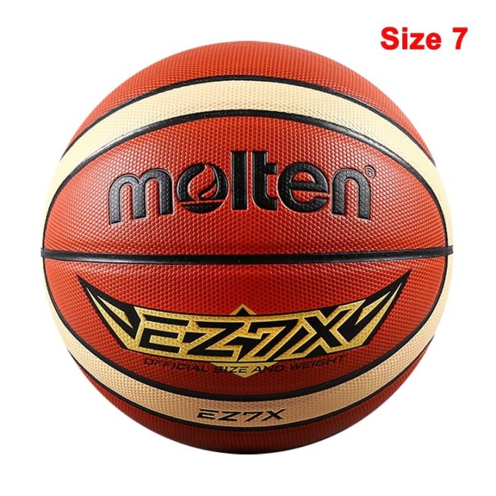 Molten%20Basketball%20Balls%20Official%20Size%207/6/5%20PU%20Material%20Women%20Outdoor%20Indoor%20Match%20Training%20Basketball%20With%20Free%20Net%20Bag%20Needle%20-%20Image%204