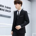 Suit Suit Men's Five-Piece Suit Spring/Summer Business Formal Wear Business Suit Korean Slim Best Man Groom Wedding Suit. 