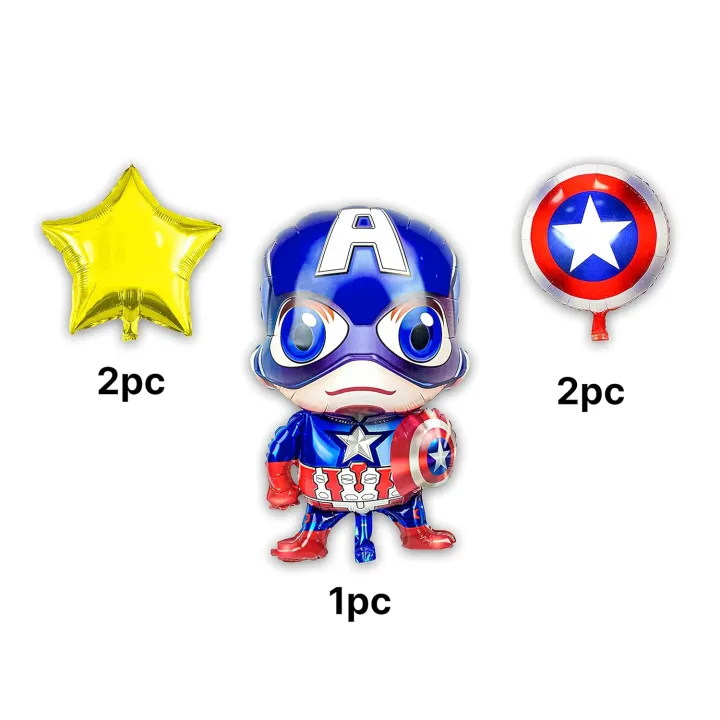 5%20Pcs%20Captain%20America%20Foil%20Balloon%20Pack%20-%20Themed%20Birthday%20Party%20Balloons%20for%20Kids%20-%20Party%20Decorations%20Super%20Heo%20Avengers%20Captain%20America%20Design%20-%20Image%203