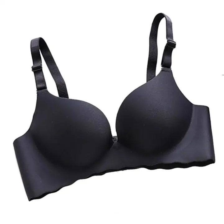 3/4%20Cup%20Padded%20Wire%20Free%20Adjustable%20Shoulder%20Straps%20Lady%20Bra%20Seamless%20Push%20Up%20Thin%20Underwear%20-%20Image%203