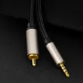 Digital Coaxial Audio Cable SPDIF 3.5mm to RCA for Xiaomi Mi 12 TV Soundbar Speaker. 