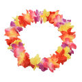 1pc Hawaiian Flower Leis Tropical Luau Beach Party Supplies Of Hula Garland Necklace Bracelet Headband Simulated Silk Flower. 