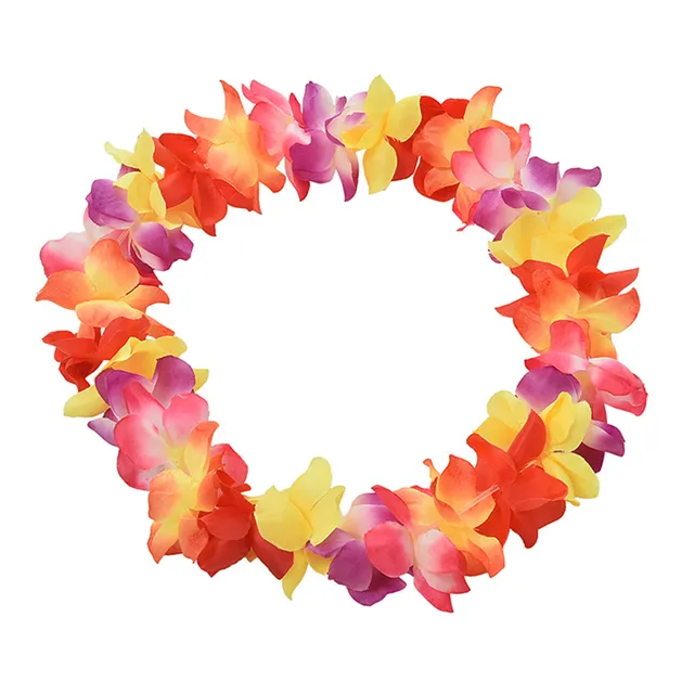 1pc%20Hawaiian%20Flower%20Leis%20Tropical%20Luau%20Beach%20Party%20Supplies%20Of%20Hula%20Garland%20Necklace%20Bracelet%20Headband%20Simulated%20Silk%20Flower%20-%20Image%204