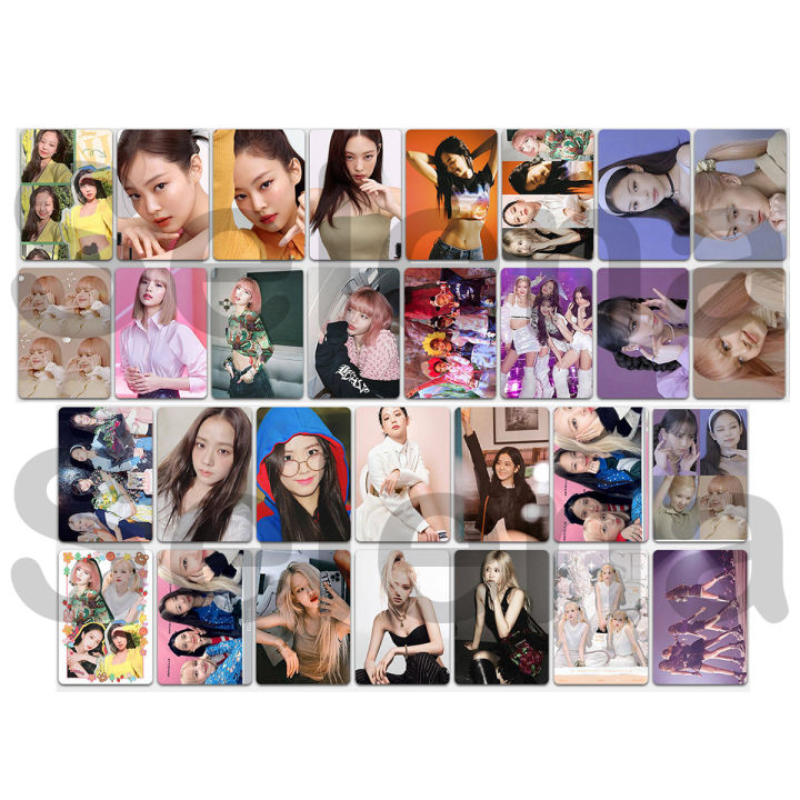 BLACK%20PINK%205%20Pcs%2012.7cm%20x%208.9cm%20Big%20Size%20Photo%20Cards%20Double%20Side%20Printed%20%7C%20BLACK%20PINK%20Album%20Poster%20Lisa%20Jenny%20Jisoo%20Rose%20-%20Image%202