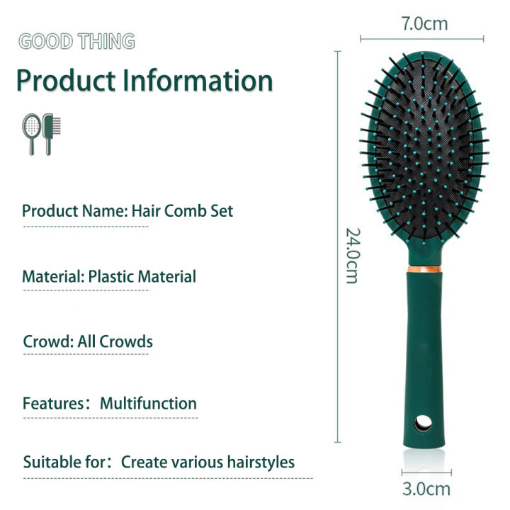 3%20PCS%20Hair%20Brush%20and%20Comb%20Set%20Round%20Brush%20Massage%20Paddle%20Brush%20Detangle%20Hair%20Brush%20Cushion%20Hair%20Combs%20Wet%20Dry%20Brush%20for%20Women%20Men%20Hair%20Styling%20-%20Image%208
