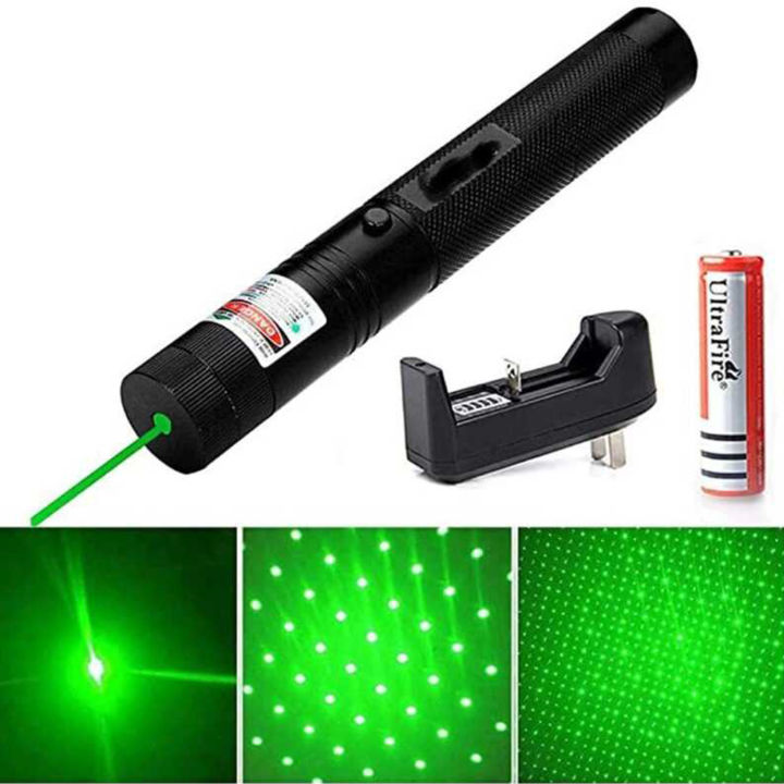 Rechargeble Green  Red Lasar Light with Charger & Battery Presentation Pointer Laser Torch Laser Pointer