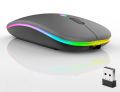 Logitech M150 3-in-1 RGB Wireless Mouse – Bluetooth + 2.4GHz + USB – Rechargeable RGB Silent Mouse for Laptop/PC. 