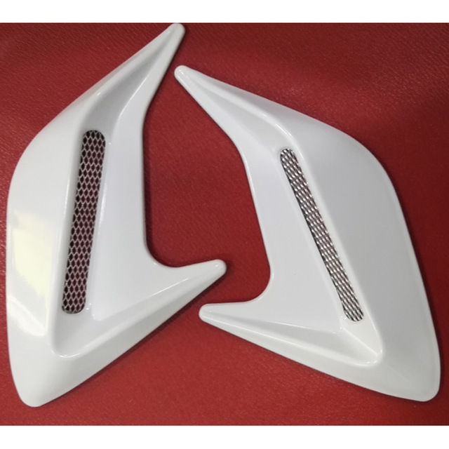 2pcs%203d%20Car%20Side%20Vent%20Air%20Flow%20Fender%20Sticker%20Auto%20Simulation%20Air%20Inlet%20Decorative%20Shark%20Gill%20Intake%20Hood%20Car%20Decor%20Modification%20-%20Image%204