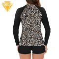 Women Two-piece Swimsuit Set Floral Print Women's Swimsuit Set Quick Dry Beach Top Shorts Conservative Stylish Surfing Clothes for Floral Splicing Swimsuit. 