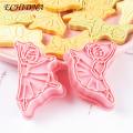 Cookie Cutters Ballet Shapes Pressed Cookie Cake Baking Mould. 