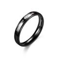 [Good LIFE]His Queen Her King Couple Ring Wedding Rings Engagement Ring Rings for Women Stainless Steel Ring Jewelry. 