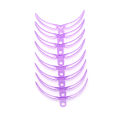 8pcs/set Reusable Eyebrow Template Kit Grooming Eyebrow Makeup Helper Tools Queena. 
