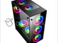 Ruix Phantom Glass gaming Casing | Gaming PC Casing (Without Fans). 