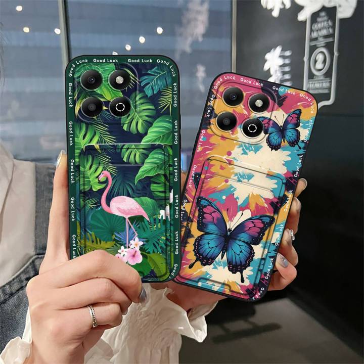 Soft%20case%20Anti-knock%20Phone%20Case%20For%20Honor%20X6b%20Waterproof%20Card%20sleeve%20Cover%20Cute%20TPU%20Card%20bag%20Graffiti%20protective%20Durable%20-%20Image%205
