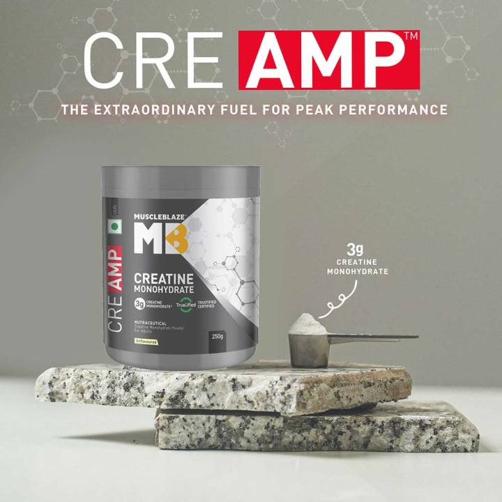 Muscleblaze Creatine Monohydrate CreAMP, 250 g