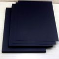A4 BINDING BACK SHEETS PVC BLACK X100. 