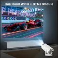 2025 New HY 300  LED Projector HY-300 Upgraded Version 1000 Lumen 4K HDMI-compatible USB Audio Home Media Player Beamer. 