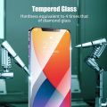 Full Cover Protective Glass For iPhone 16 15 14 13 12 11 Pro Max Mini X Xr Xs Max Tempered Glass Full Glue Shining Screen Protector. 