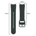 Watch Strap For Samsung Galaxy Watch4 44mm Universal Silicone Colorful Buckle Watch Band(White). 