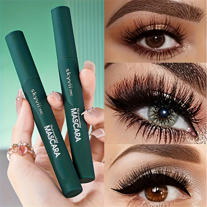 1%20Pcs%204D%20SKYVII%20Waterproof%20Mascara%20%E2%80%93%20Extra%20Long,%20Volumizing,%20Smudge-Proof%20&%20Long-Lasting%20%7C%20Natural%20Black,%20Easy%20Length%20&%20Depth%20with%20Plant%20Squalane%20-%20Image%202