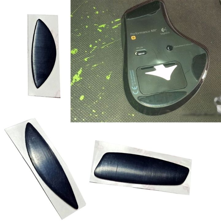 【New Arrivals】1Set Mouse Skates Replacement Feet Pads Black Mouse Feet ...