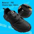 [ READY STOCKS] LINE7 Original 1109 School Black Shoe Junior / Kids School Shoe PVC Kasut Hitam Sekolah 学生黑鞋校鞋. 