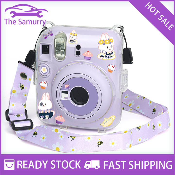Samurry%201Set%20For%20Instax%20Mini%2012%20Transparent%20Camera%20Bag%20Travel%20Shoulder%20Bag%20with%20Sticker%20-%20Image%208