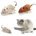 EzyMart - 1 PCs Lifelike Plush Mouse Running Rat Toy for Cat and Dogs. 