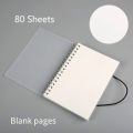 RHS Online A6/A5/B5 80 Sheets 4 Page Types Spiral Book Coil Notebook Journal Diary Sketchbook For School Office Stationery. 
